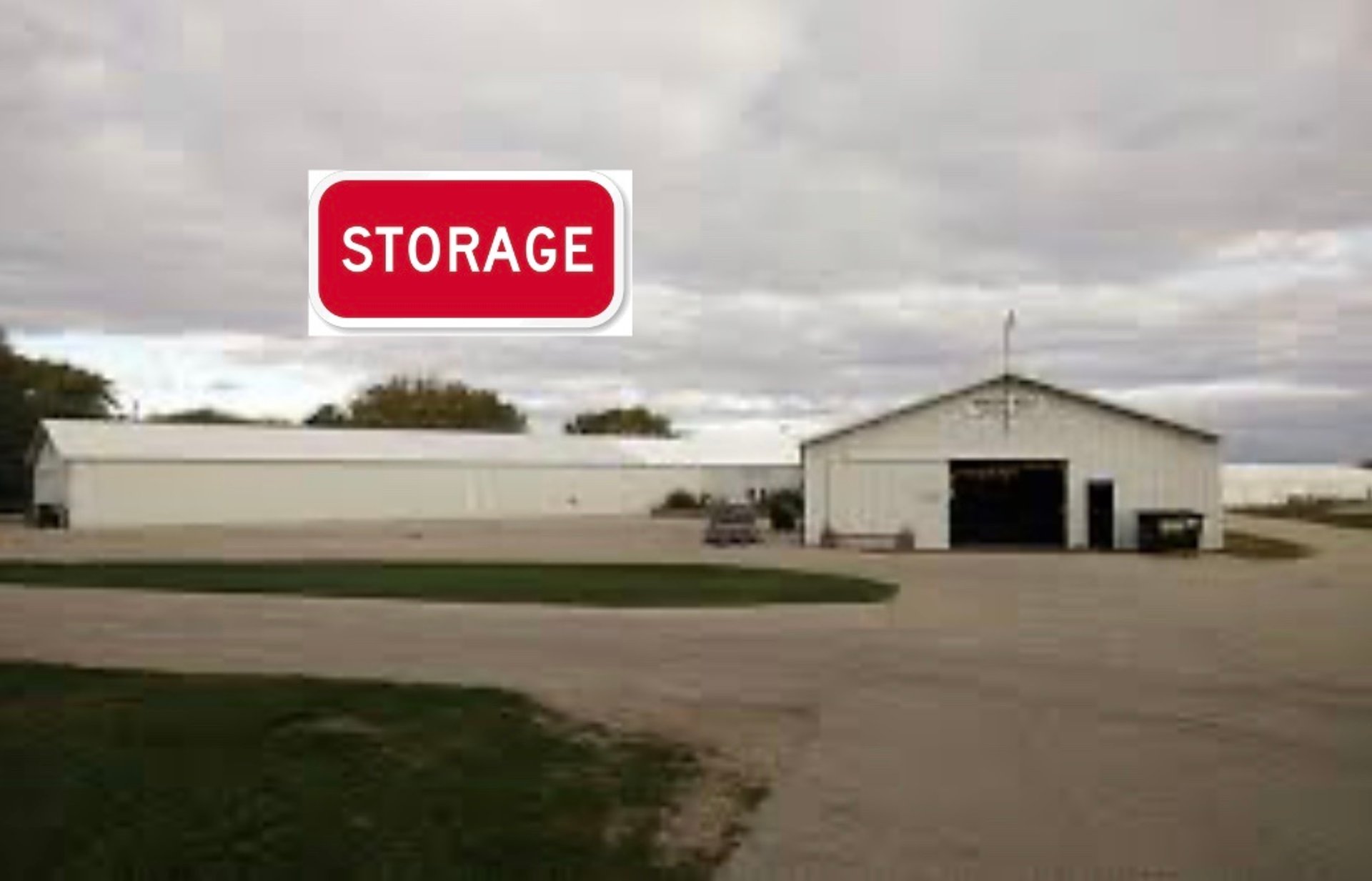 Exterior of the indoor winter storage facility in Elkhorn Wisconsin